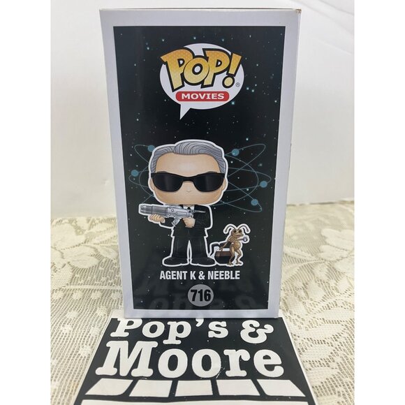 Funko Pop! Men In Black: Agent K & Neeble 716 Vinyl Figure New With Box Defects - Picture 3 of 14